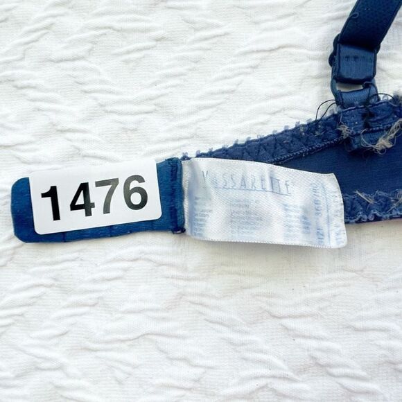 BUY 1 GET 1 FREE Vassarette 36b colonial country blue unlined bra - Picture 7 of 8